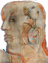 2007, Mischtechnik auf Papier, 27 cm x 35 cm