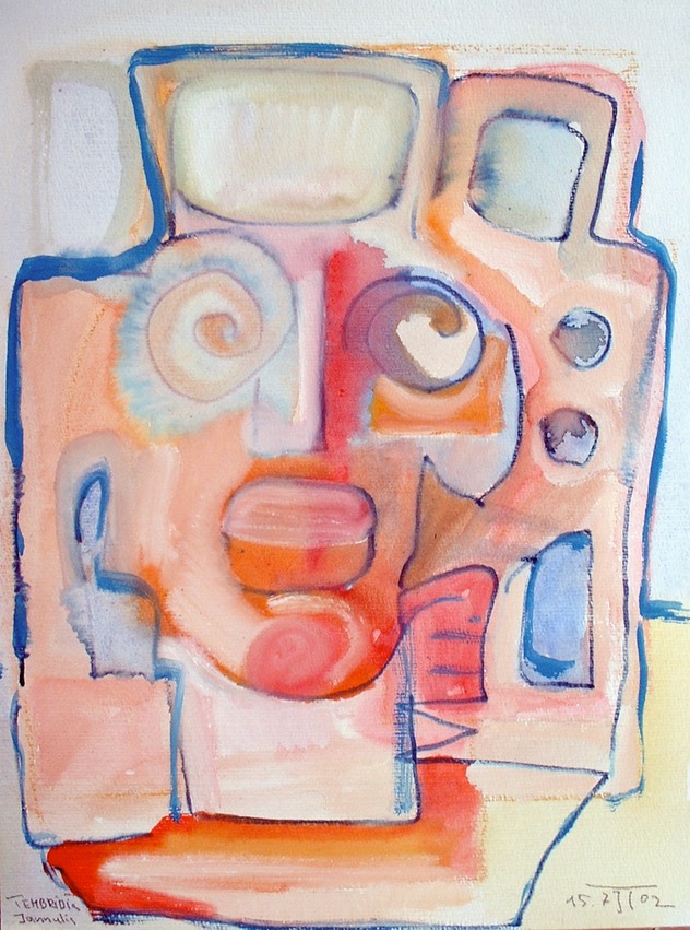 Zeichnungen 2002,  50 x 65 cm AquarellBlock