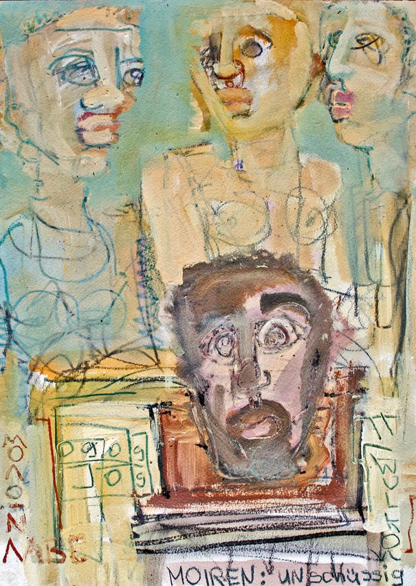 Zeichnungen 2009 - 36x51cm, AquarellBlock