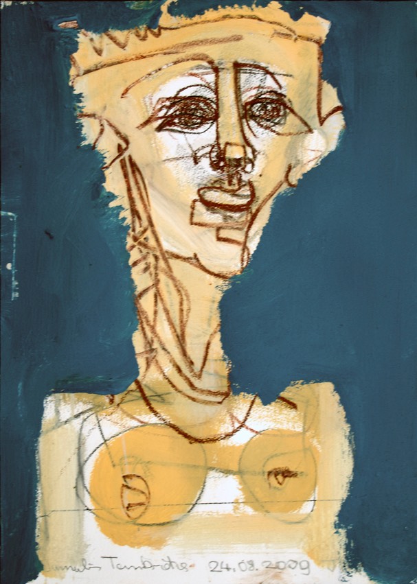 Zeichnungen 2009 - 36x51cm, AquarellBlock